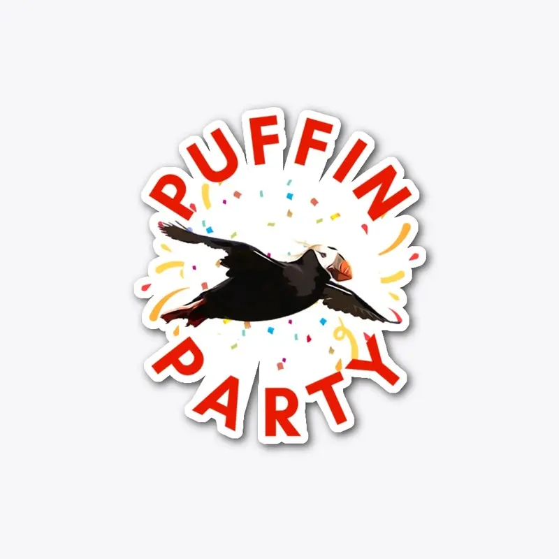 Puffin Party! (Horned Puffin)